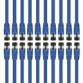Cat8 Ethernet Cable S/FTP 5ft 10 Pack Blue 24AWG Patch Cable T1042