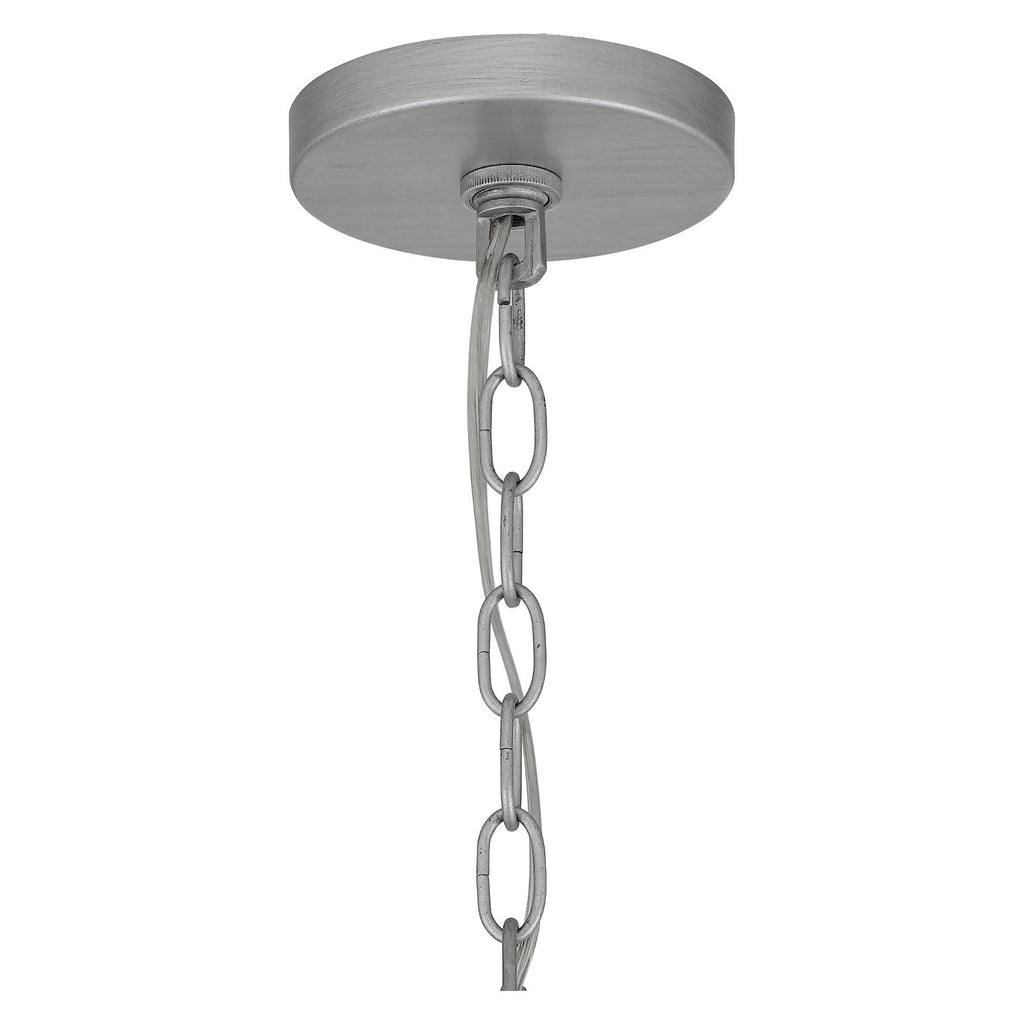 Four Light Pendant Grey Ash H582