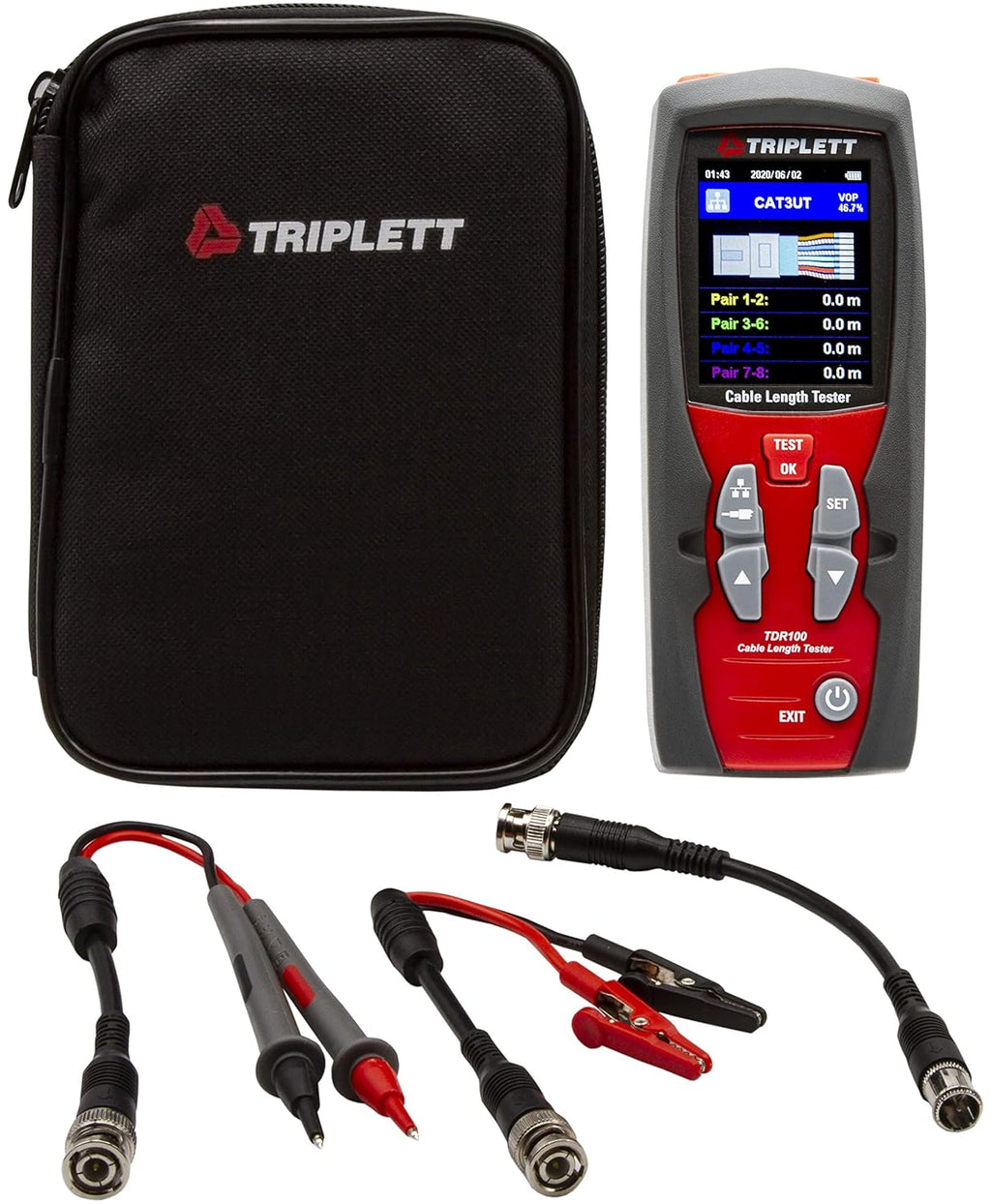 TDR100 Cable Length Tester and Time Domain Reflectometer M872