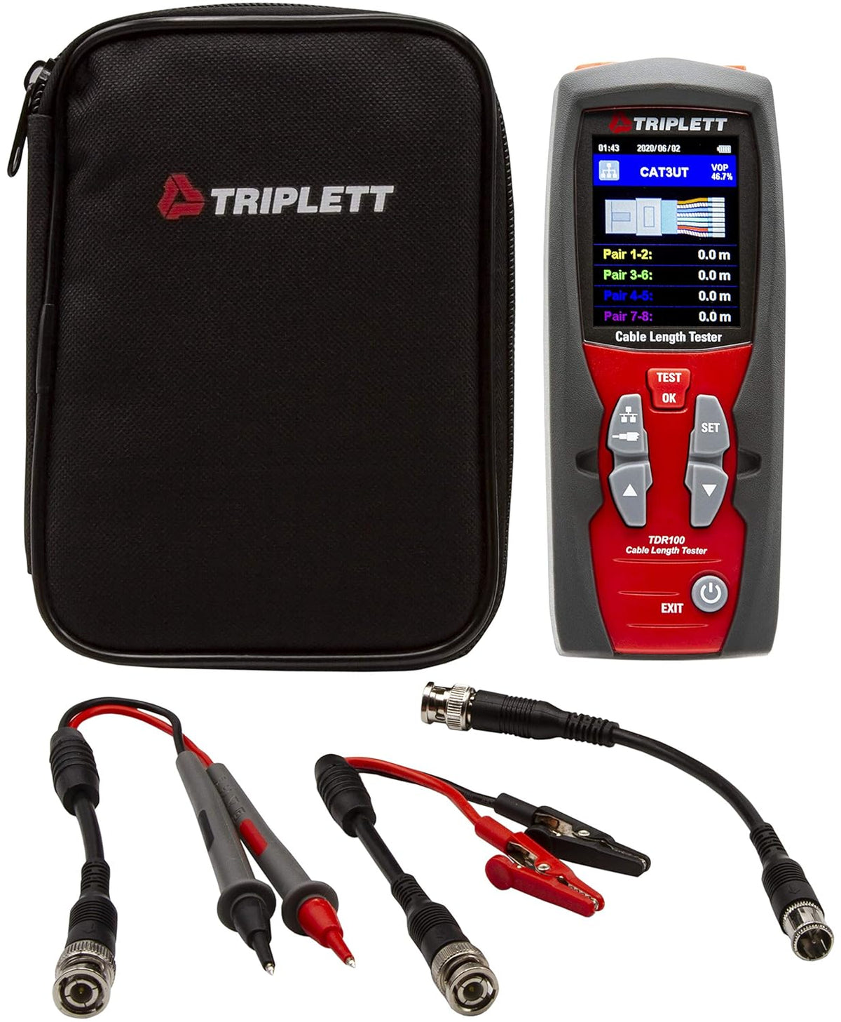 TDR100 Cable Length Tester and Time Domain Reflectometer M872