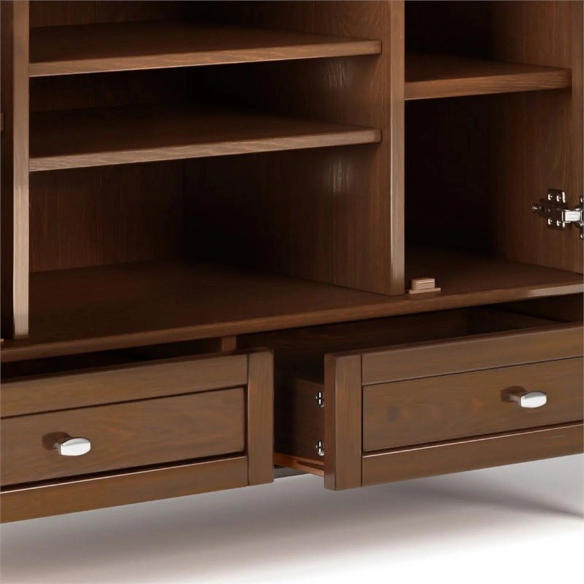 Rustic Wood TV Media Stand O361