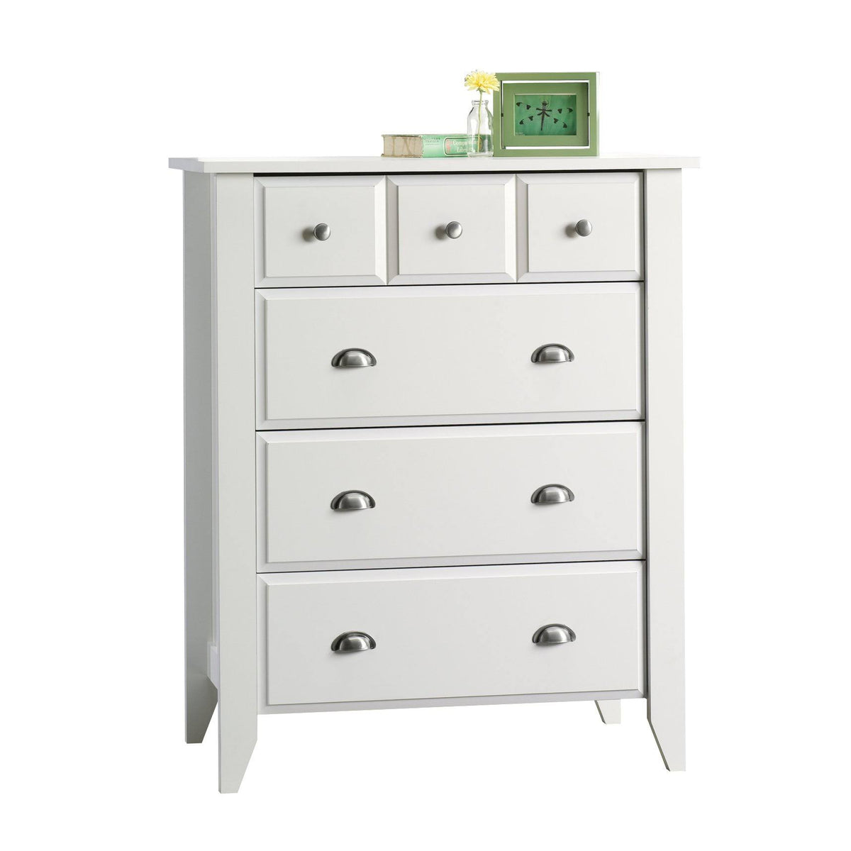 Soft White 4 Drawer Chest H722