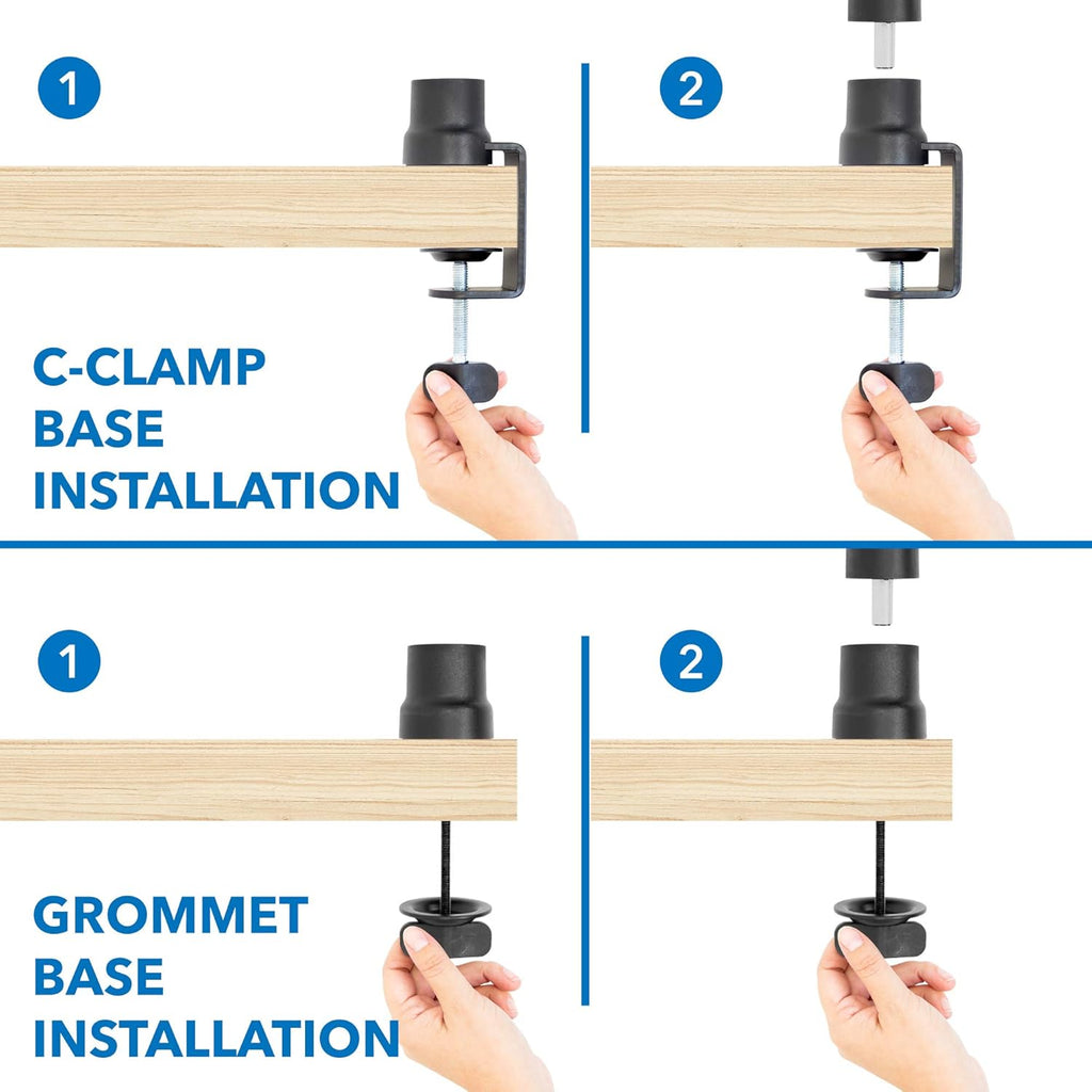 Adjustable Microphone Boom Arm with Cable Management, Pack of 2 Z65069