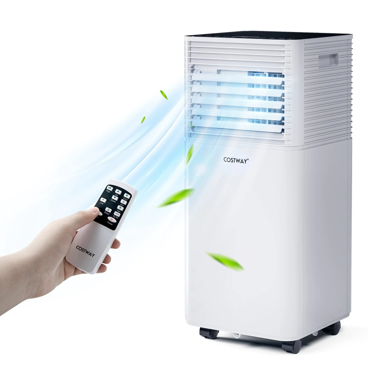 5000 BTU Portable Air Conditioner 3-in-1 Black S75956
