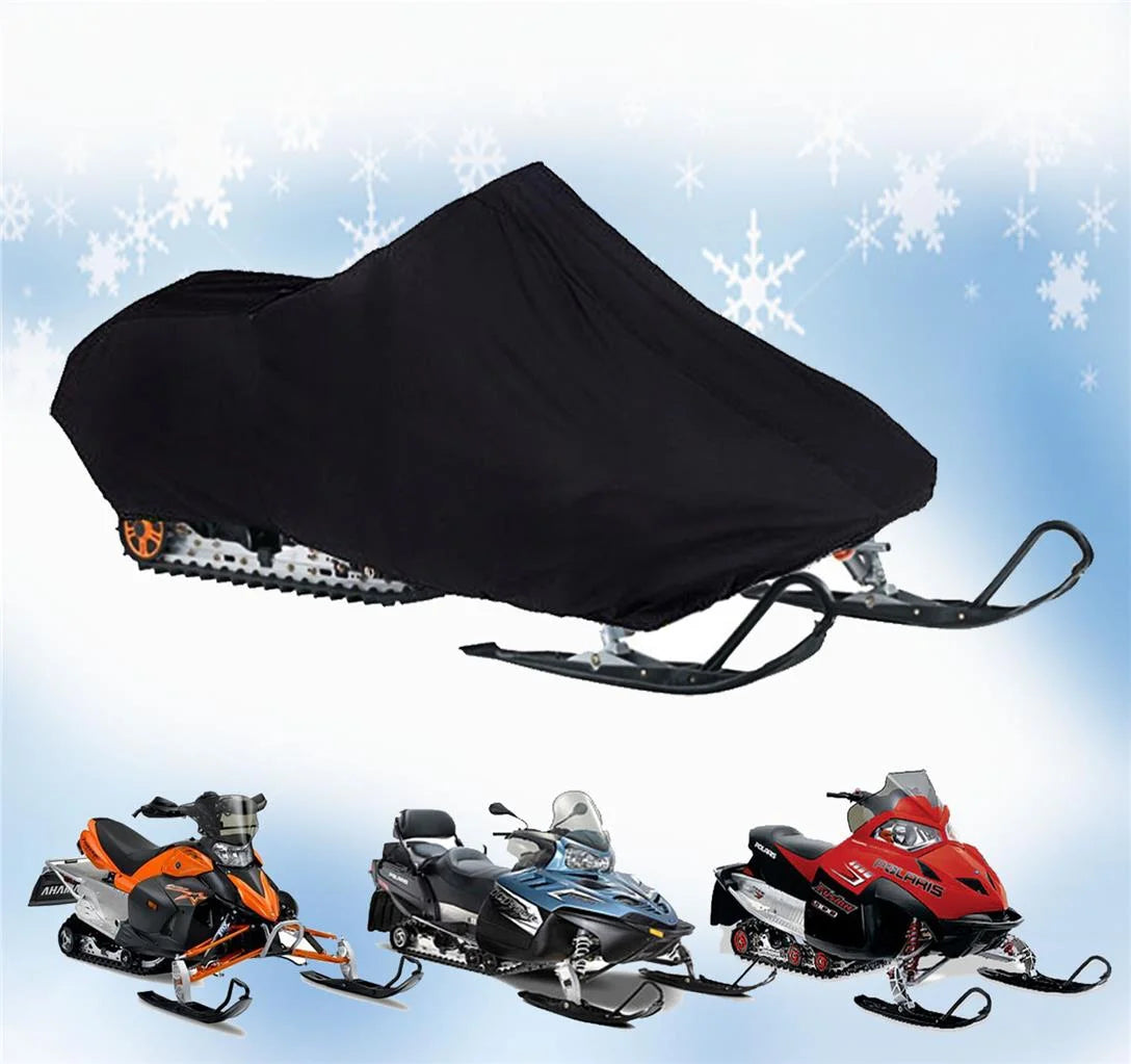 200 Denier All Black Snowmobile Cover F9275