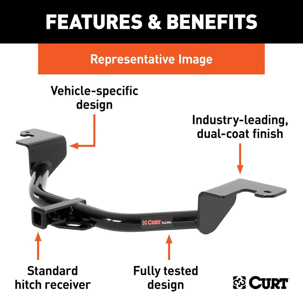 Class 1 Trailer Hitch with Ball Mount, 1-1/4-In Receiver Q97260
