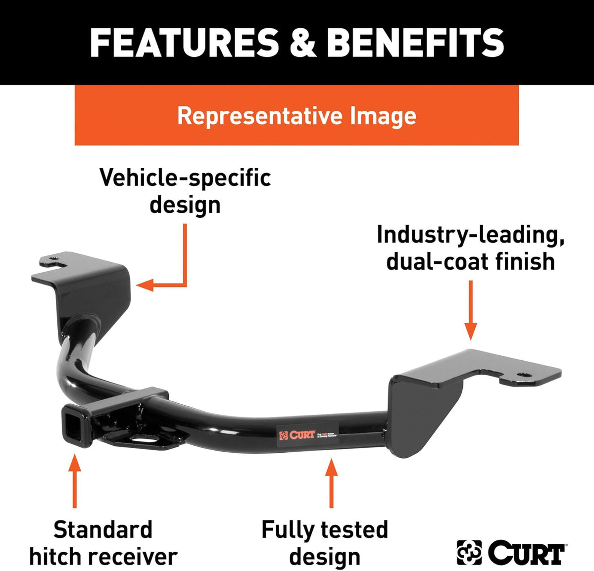 Class 1 Trailer Hitch with Ball Mount, 1-1/4-In Receiver Q97260