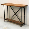 Bronze Industrial Console Table A331134