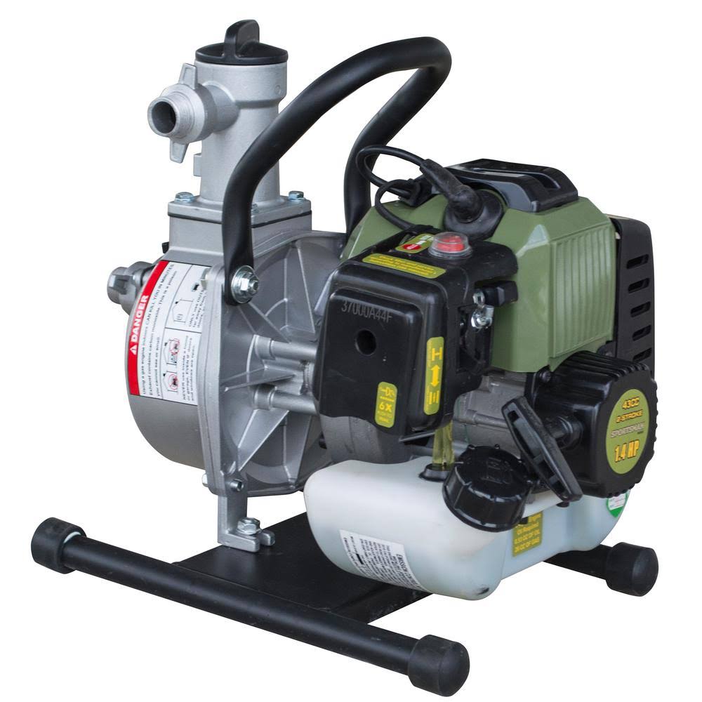 1.4 HP 2-Cycle Utility Pump with Garden Hose Adapter Z7200