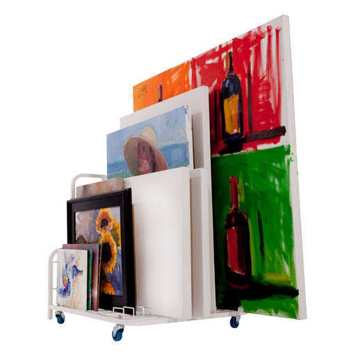 Art and Canvas Keeper Large Floor Model with Casters/Handle D55056