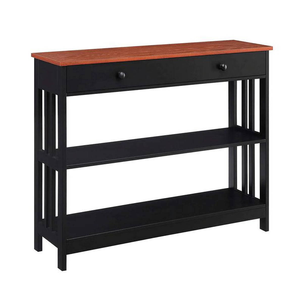 Cherry 1 Drawer Console Table Q144