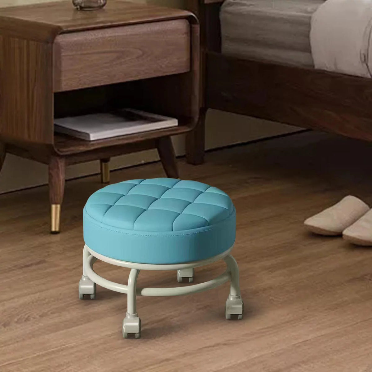 Low Roller Seat Stool with Pulley Wheels U45113