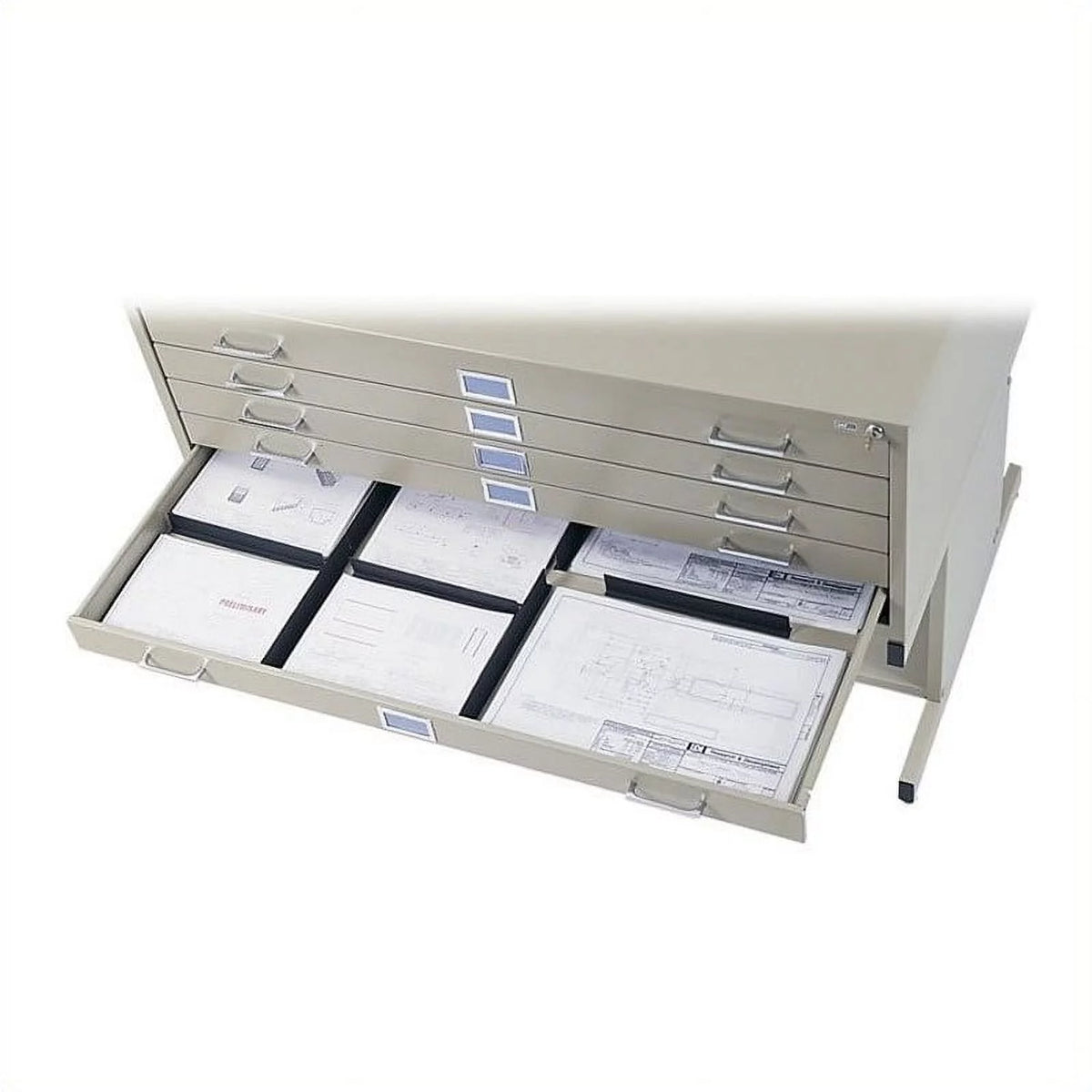 5 Drawer Metal Flat Files Cabinet H317