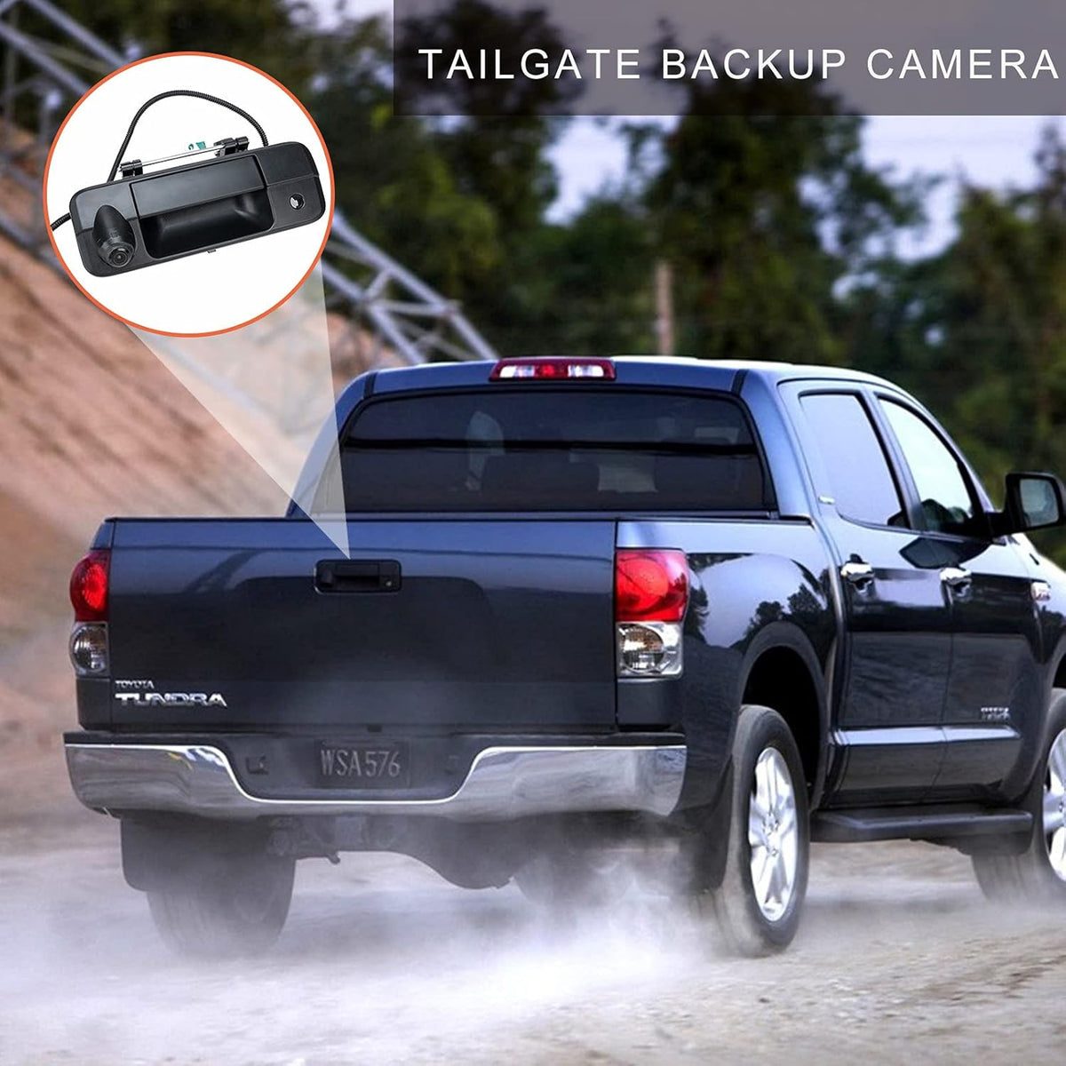 Rear View Backup Camera with Tailgate Door Handle Pack of 2 M659235