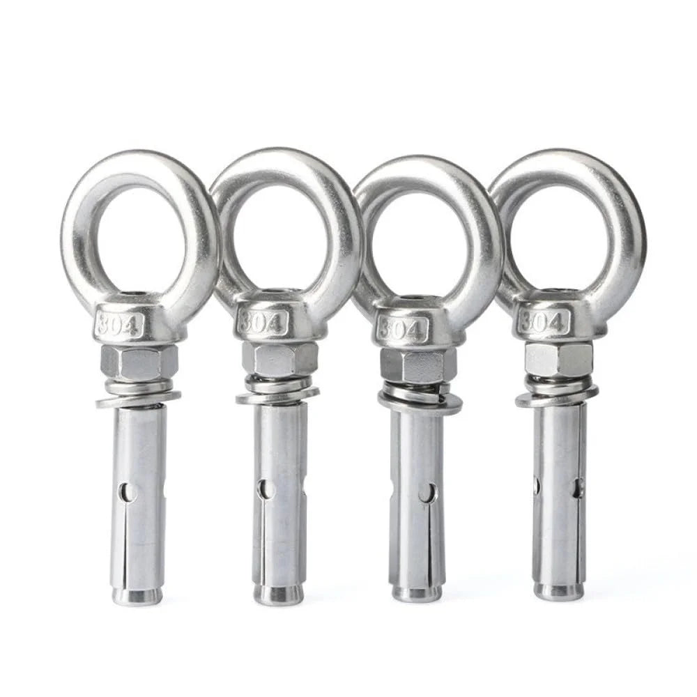 304 Stainless Steel Lifting Eye Bolt M10x80mm 2pcs G338093