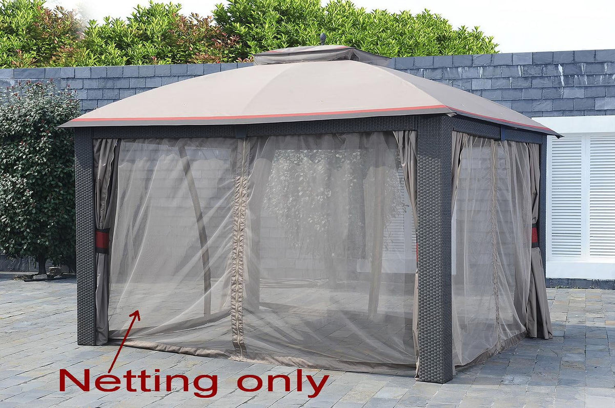 10X12 Mosquito Netting for Wicker Gazebo X271627