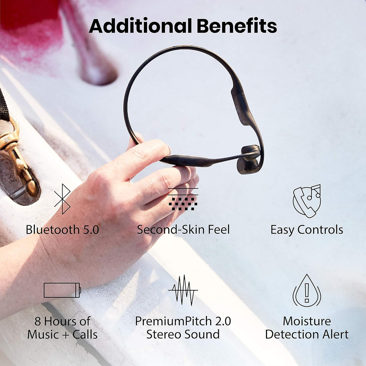 Bone Conduction Wireless Bluetooth Headphones Q3168