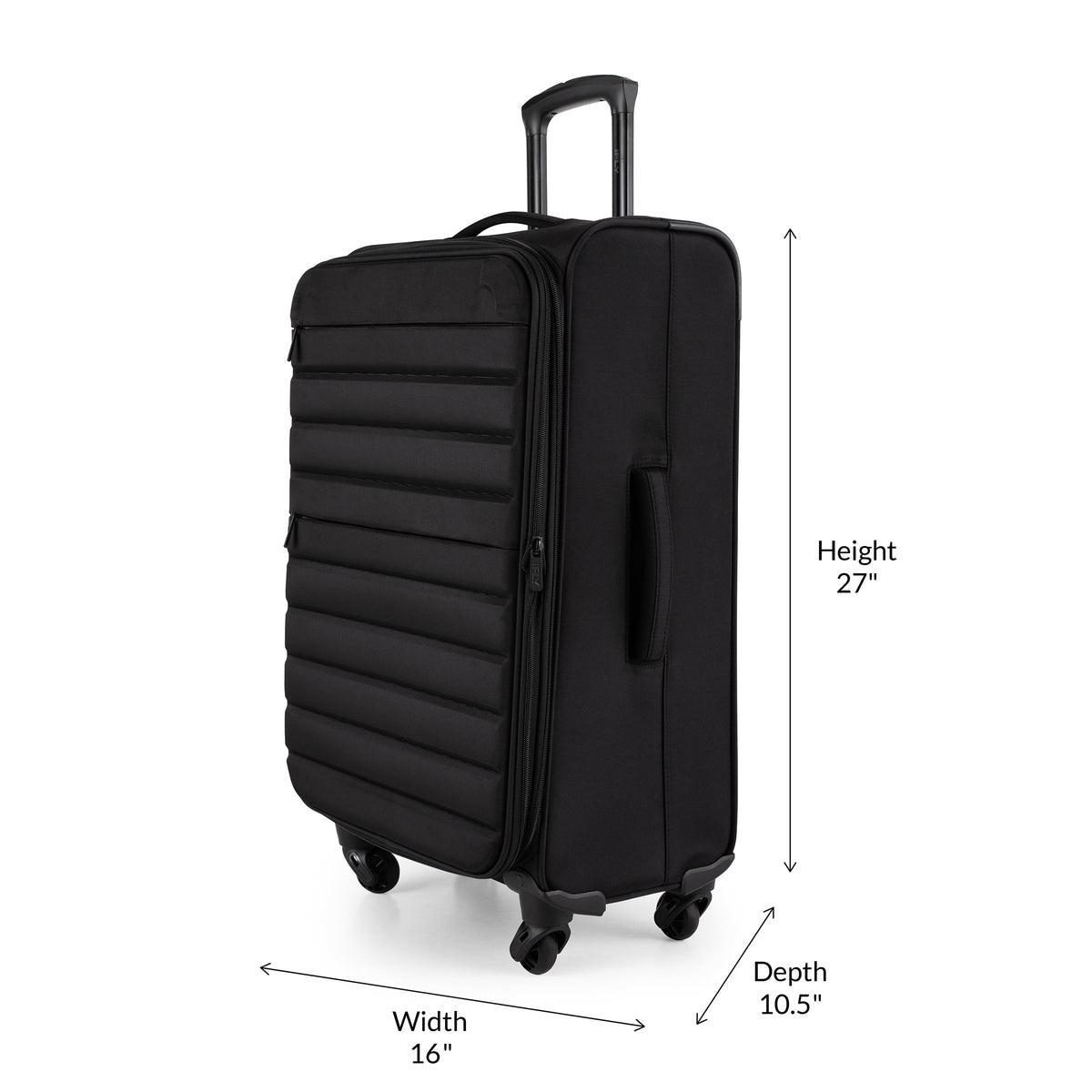 20" Black Softside Luggage F8357