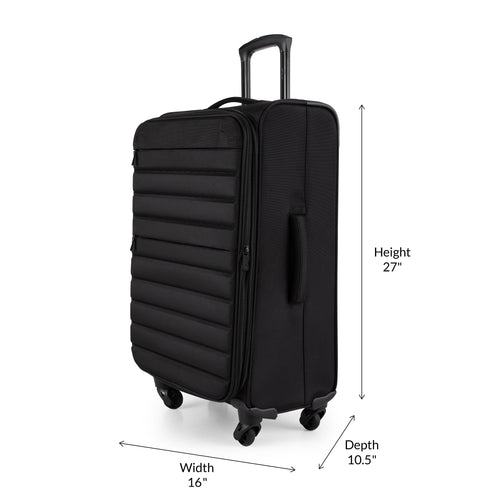 20" Black Softside Luggage F8357