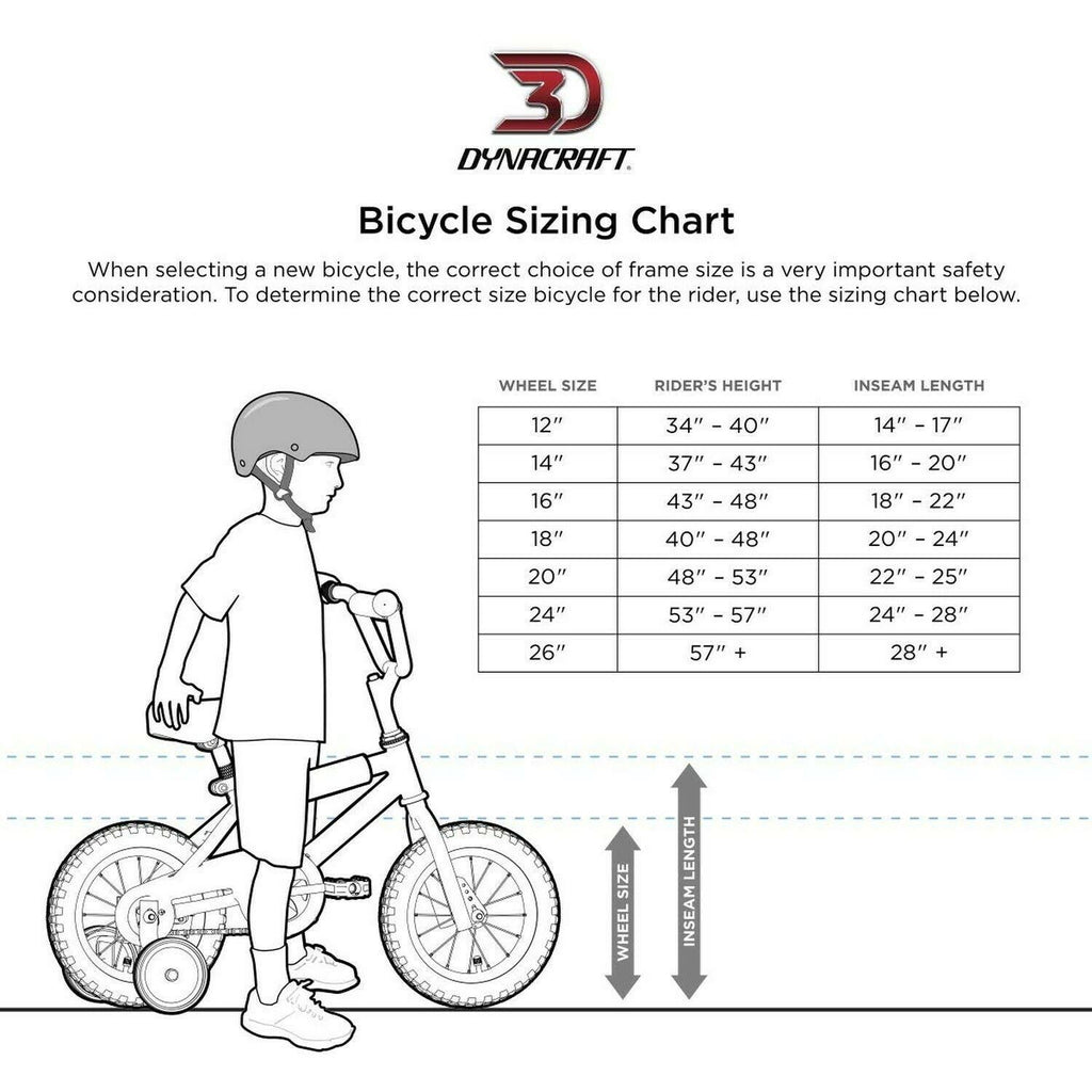 16x22 Blue Kids Bike H335598