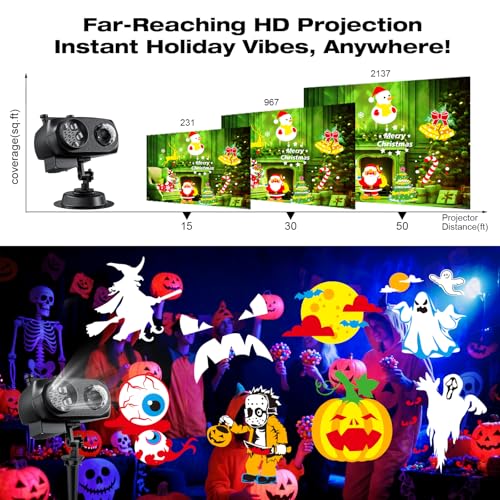 Christmas Halloween Outdoor Projector Lights U127