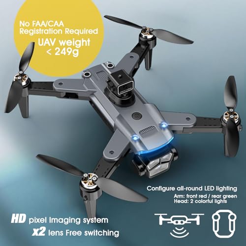 4.3-Inch HD Screen Remote Control Drone with Dual Cameras H162012