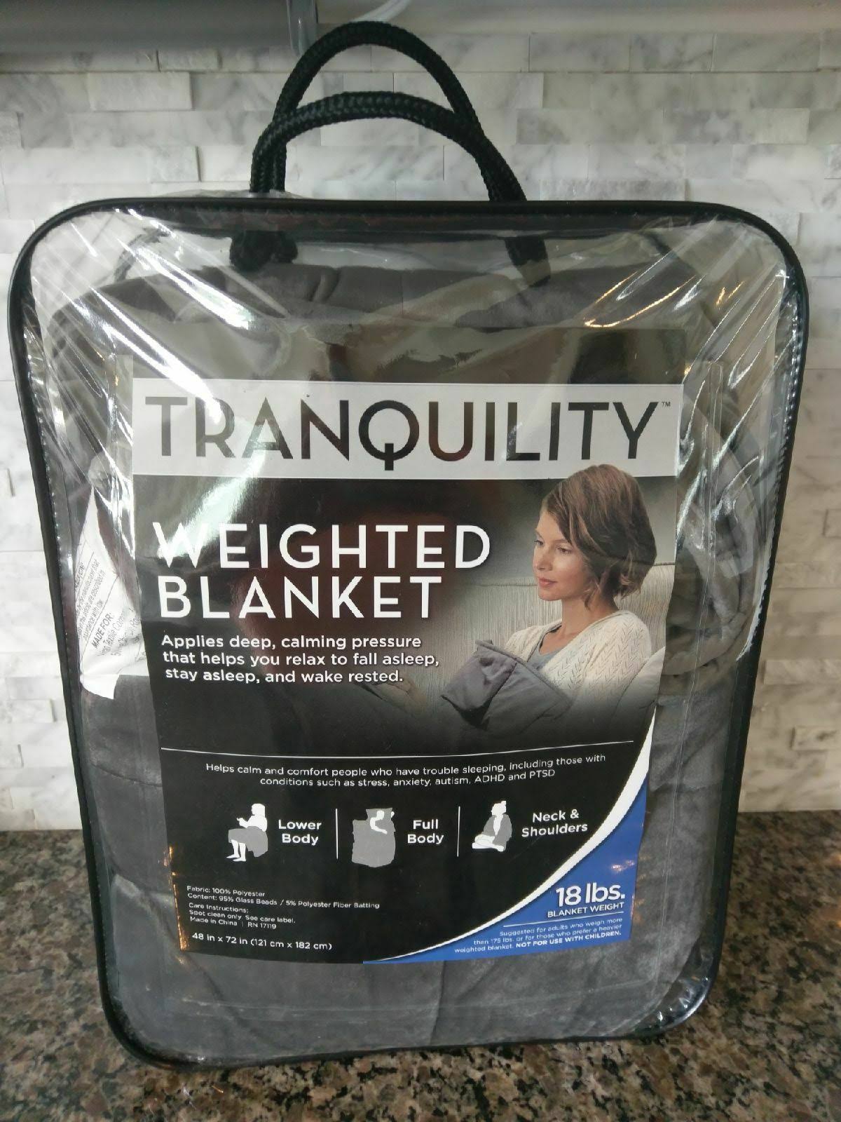 18 lbs Weighted Blanket with Washable Cover N6640
