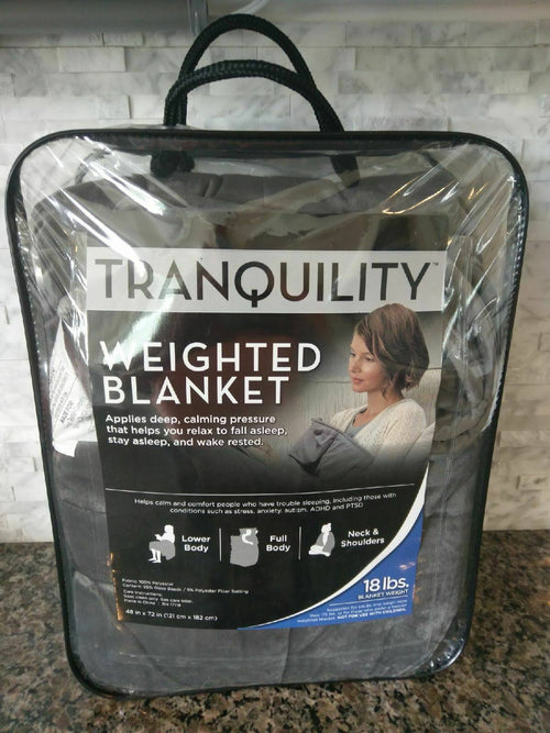 18 lbs Weighted Blanket with Washable Cover N6640