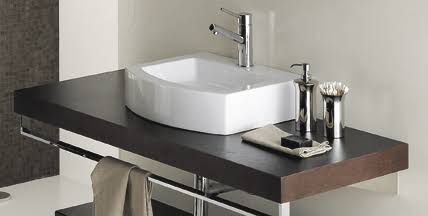Wall Mount Wooden Countertop in Ash Gray O24830