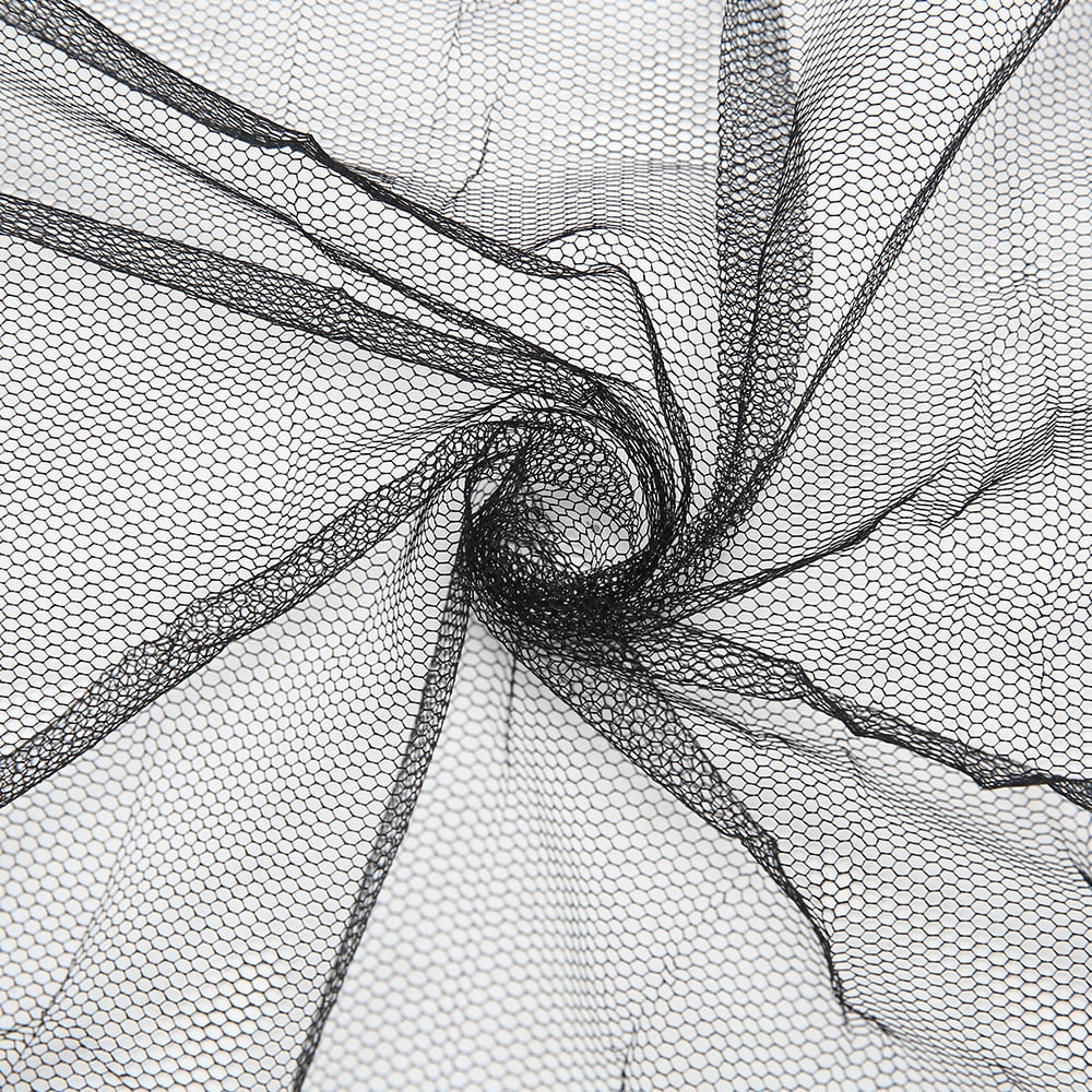 Black Mosquito Net Canopy for Double Beds M9113
