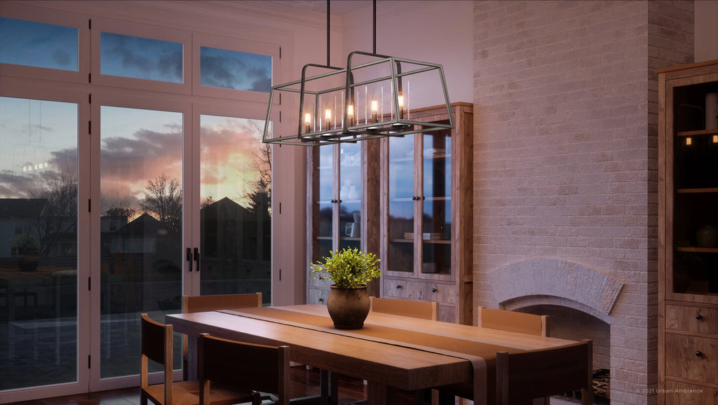 Indoor Chandelier with Clear Glass R86050