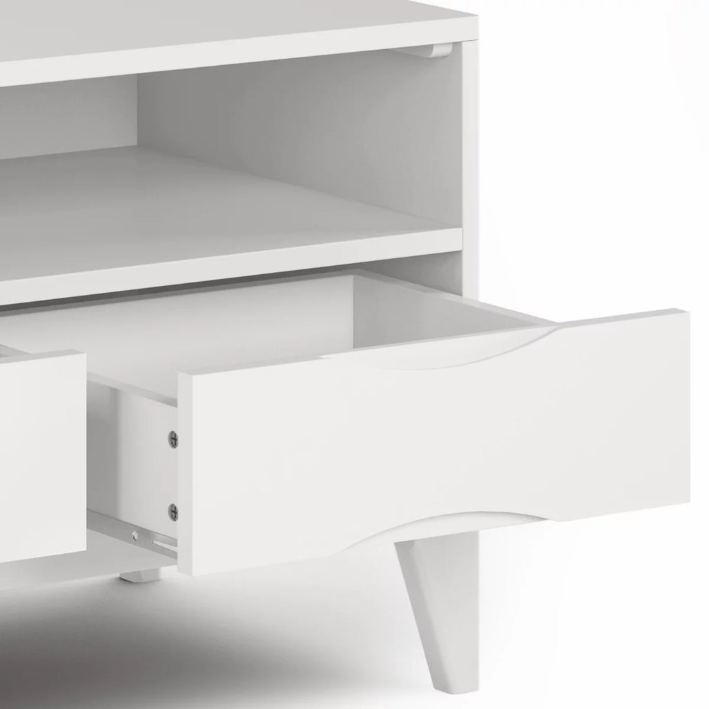 White 60 inch TV Media Stand H56433