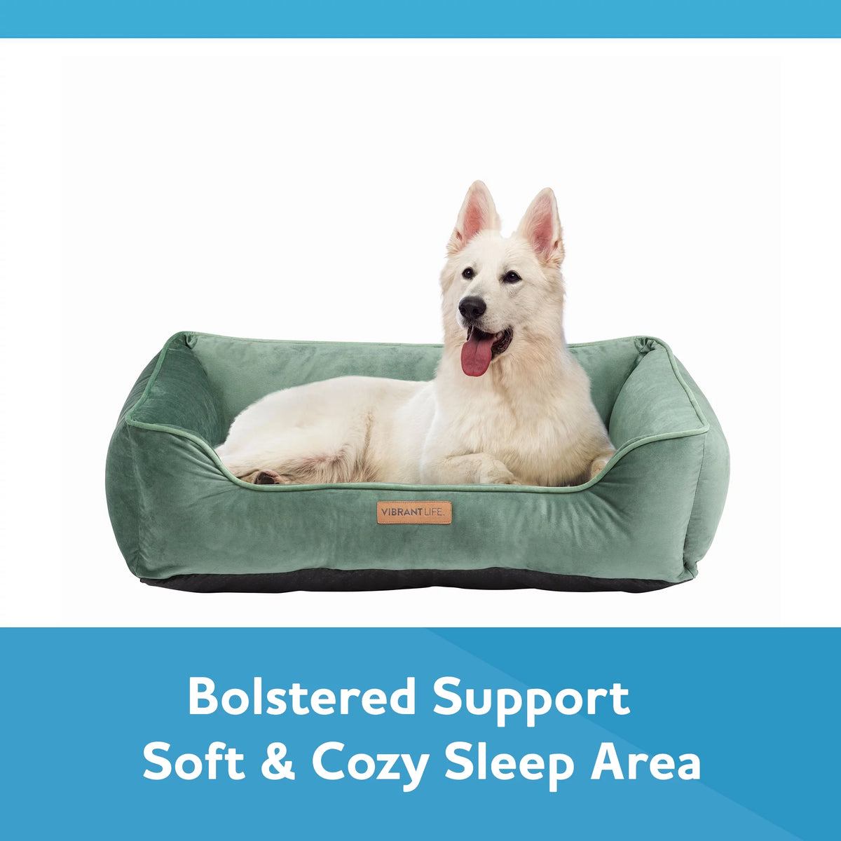 Large Faux Velvet Pet Bed Y528