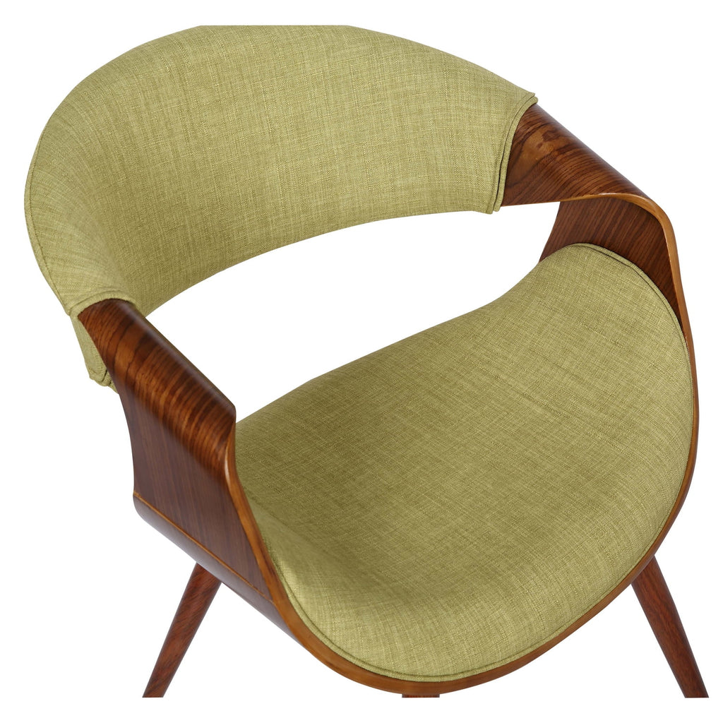 Fabric Dining Chair in Walnut and Charcoal J907