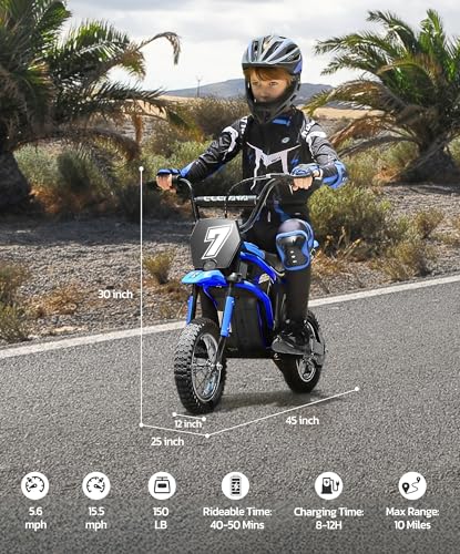 24V 350W Electric Dirt Bike with Bluetooth K56879