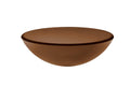 Brown Glass Vessel Bathroom Sink R1106