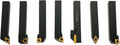7 Pcs Carbide Lathe Turning Tool Set with Portable Case T449061