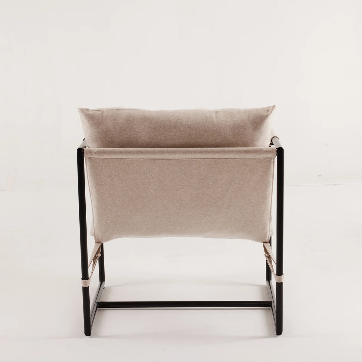 Wheat Yellow Metal Sling Accent Chairs Set of 2 A956569