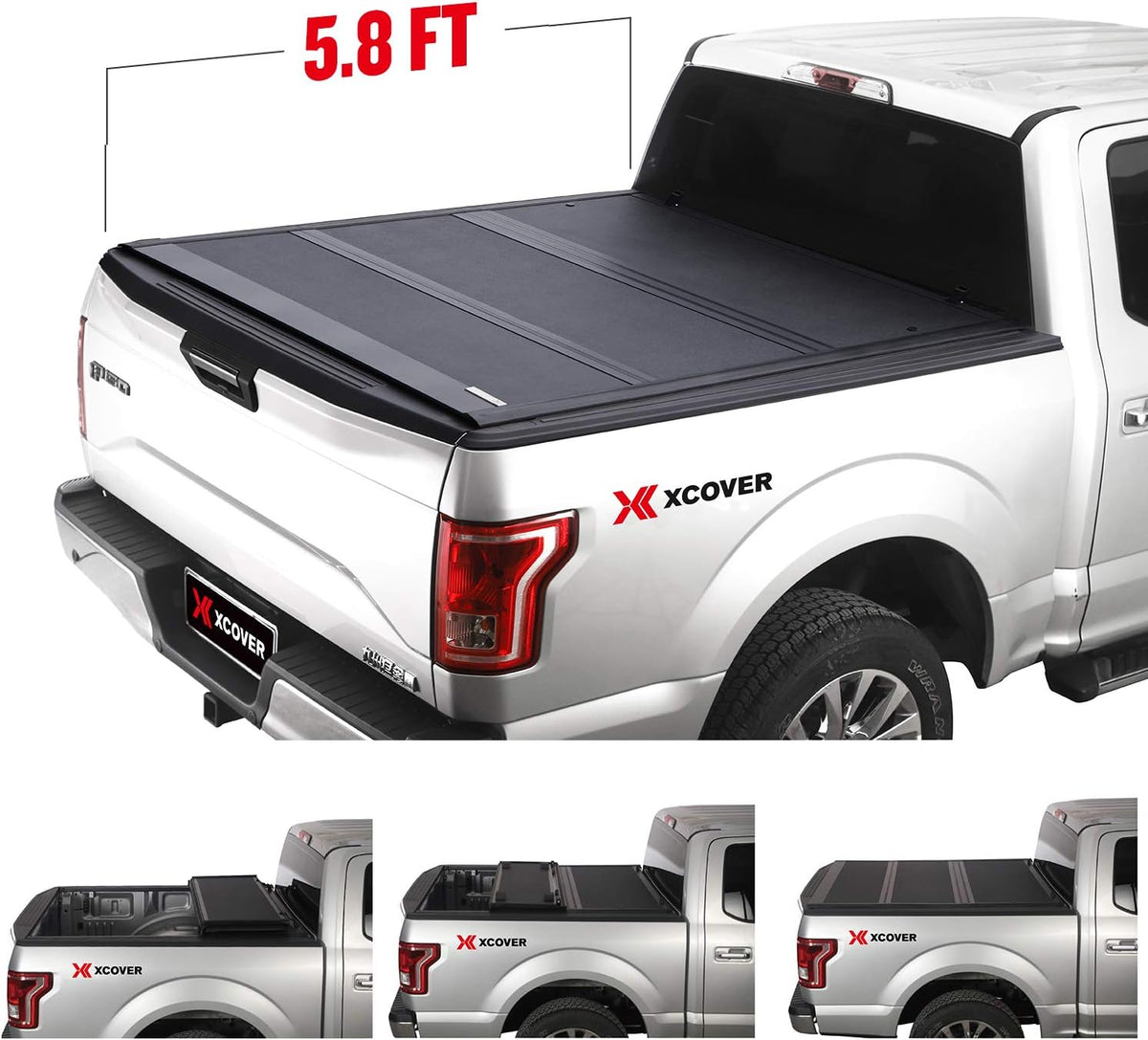 Low Profile Hard Folding Truck Bed Tonneau Cover H47914