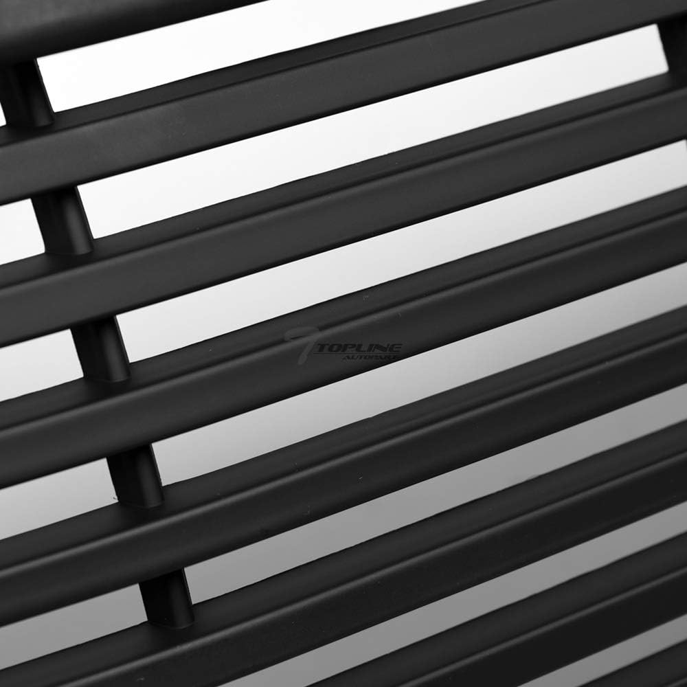 Matte Black Front Hood Bumper Grill Grille ABS X719
