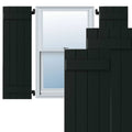 Black Composite Board-n-Batten Shutters, Per Pair B928650