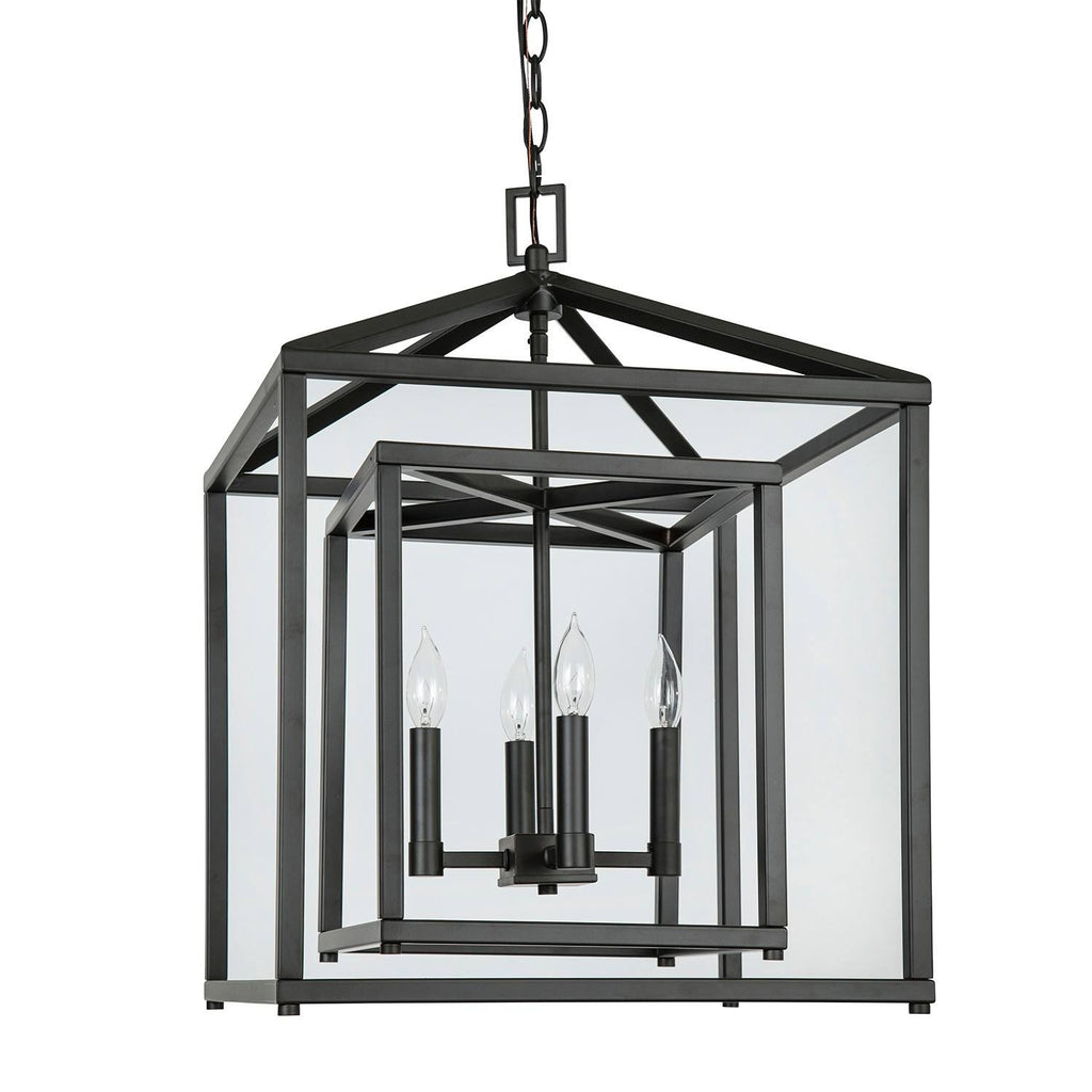 17x22 Wide 4 Light Candle Style Chandelier with Oil Rubbed Bronze A6132