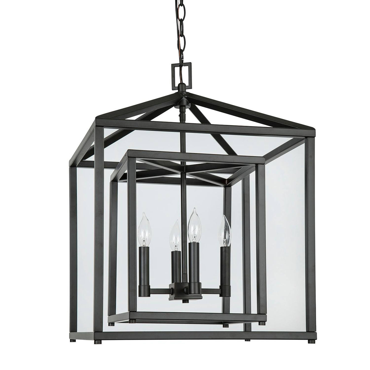 17x22 Wide 4 Light Candle Style Chandelier with Oil Rubbed Bronze A6132