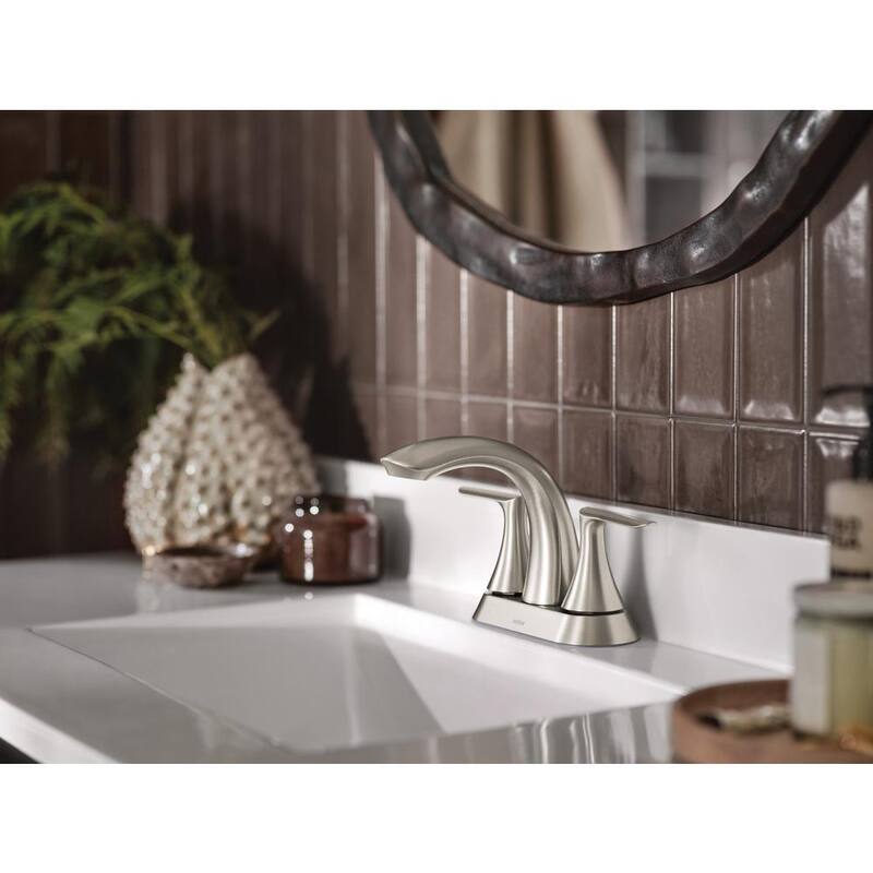 4 in. Centerset Double-Handle Bathroom Faucet in Chrome X3315
