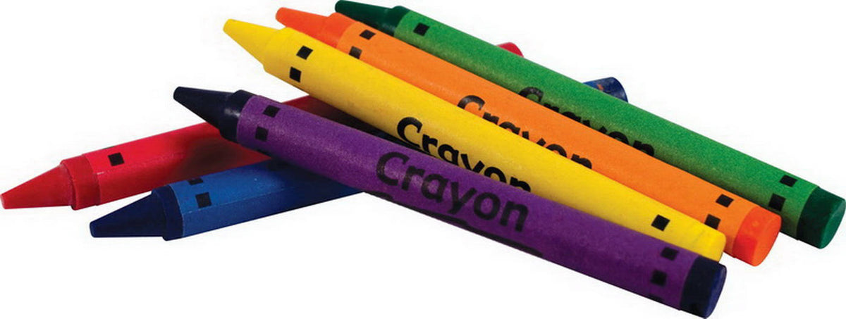 6 Asst Colors Crayons K371771