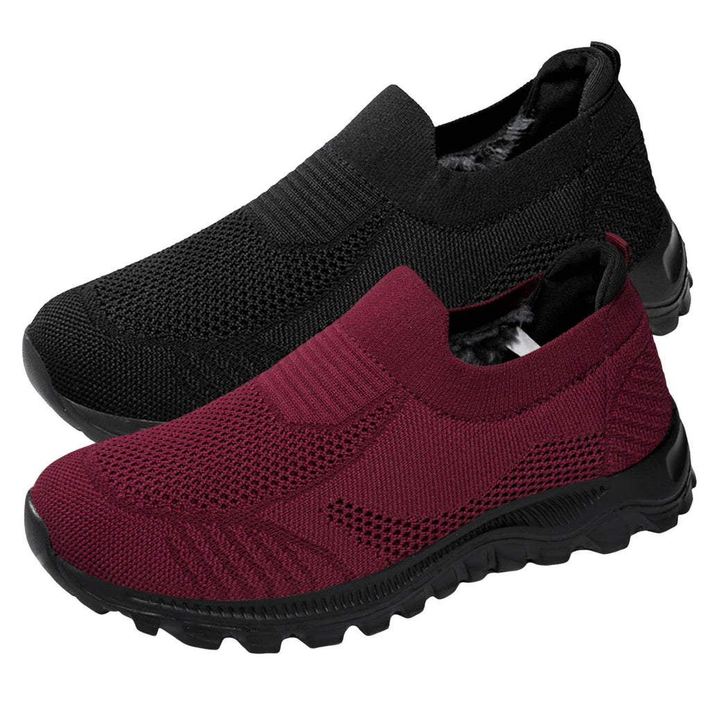 Fuzzy Snow Boots for Women Winter Boots B415