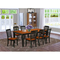 9 Piece Wood Dining Table Set N26532