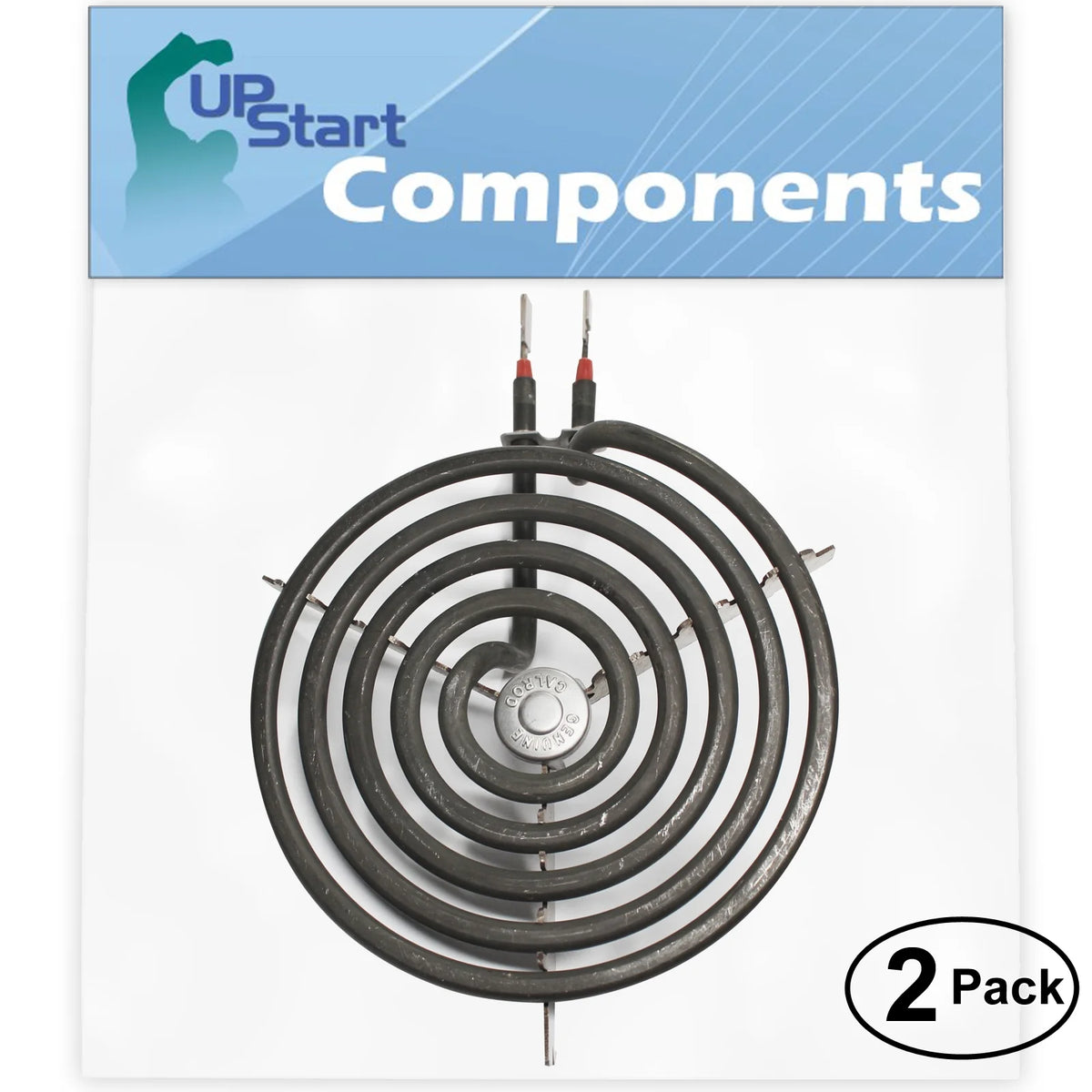 2-Pack 6 inch 5 Turns Surface Burner Element for Range Stove Cooktop N12613