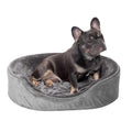 Plush Velvet Oval Dog Bed U761