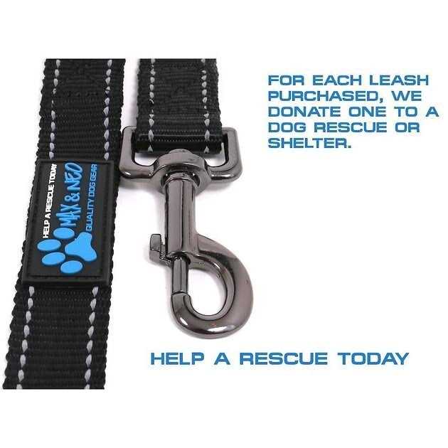 Double Handle Reflective Dog Leash V8031